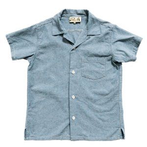 Hey Gang Chambray Button Up